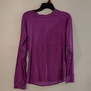 Warm Essentials Purple Long Sleeve Women's Top